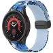Ремінець Deexe Camo Silicone для Samsung Galaxy Watch 4 / 4 Classic / 5 / 5 Pro - Sky Blue (284643SL). Фото 4 з 6