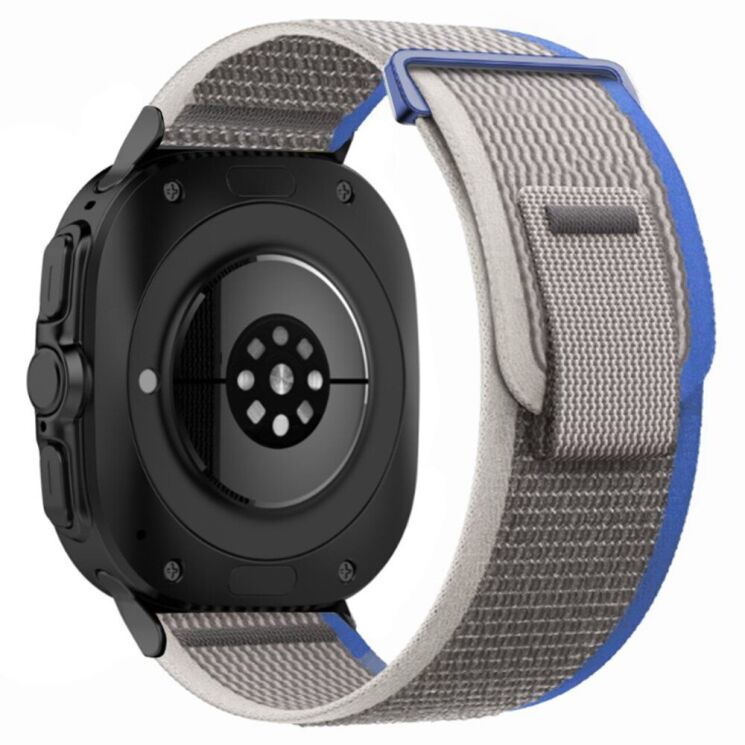 Ремешок Deexe Fastener Strap для Samsung Galaxy Watch Ultra (47mm) - Blue / Grey: фото 1 из 3