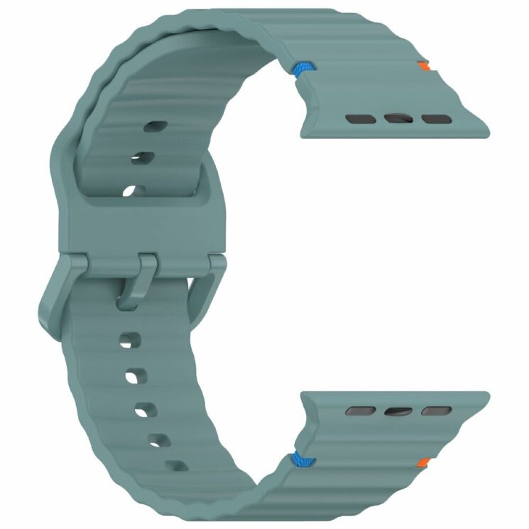 Ремінець Deexe Galaxy Strap для Apple Watch 42 (Series 10) / 41 / 40 / SE 40 / 38 - Green: фото 4 з 7