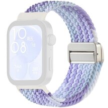 Ремешок Deexe Knitted Strap для Huawei Watch Fit 3 / Fit 4 / Fit 4 Pro - Purple: фото 1 из 7