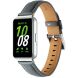 Ремінець Deexe Leather Strap для Samsung Galaxy Fit 3 - Grey (349016H). Фото 1 з 4