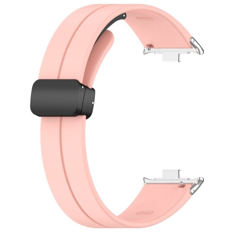 Ремешок Deexe Magnetic Braselet для Xiaomi Redmi Watch 4 / Mi Smart Band 8 Pro / Band 9 Pro - Light Pink: фото 2 из 8