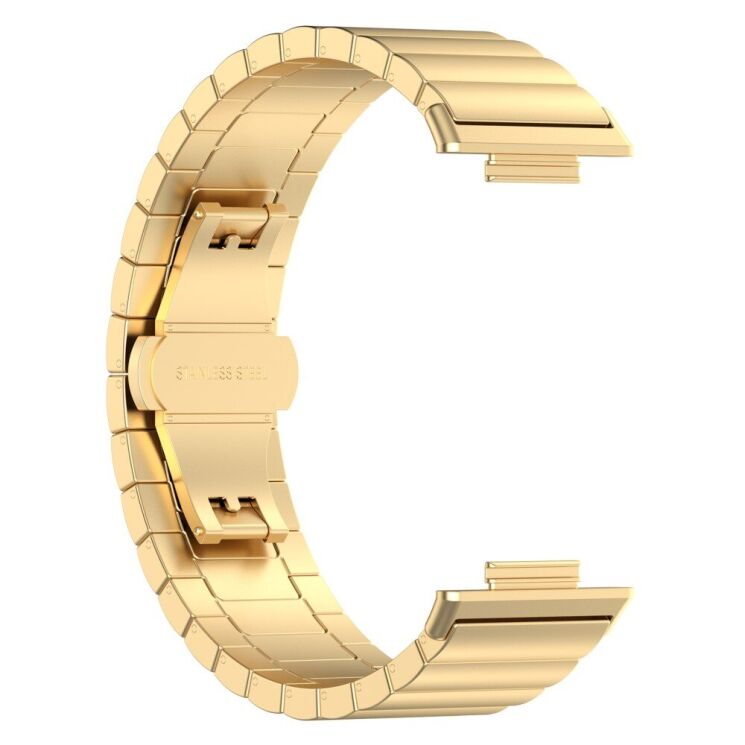 Ремінець Deexe Metal Bracelet для Huawei Watch Fit 2 - Gold: фото 4 з 12