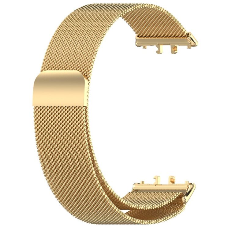 Ремінець Deexe Milanese Loop для Samsung Galaxy Fit 3 - Gold: фото 4 з 7