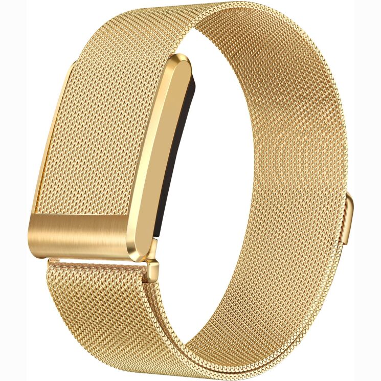 Ремінець Deexe Milanese Loop для WHOOP 5.0 - Gold (403107F) Ремінець Deexe Milanese Loop для WHOOP 5.0 - Gold: фото 1 з 5