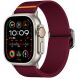 Ремешок Deexe Orbit Flex для Apple Watch 46 / 45 / 44 / SE 44 / 42 (Series 1-3) / Ultra / Ultra 2 - Wine Red (364505WR). Фото 2 из 5