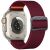 Ремешок Deexe Orbit Flex для Apple Watch 46 / 45 / 44 / SE 44 / 42 (Series 1-3) / Ultra / Ultra 2 - Wine Red: фото 1 из 5