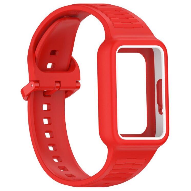 Ремешок Deexe Prime Strap для Huawei Band 7 / 8 / 9 - Red: фото 4 из 7