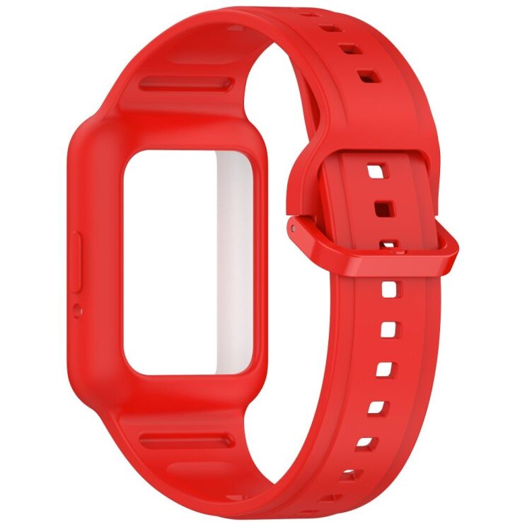 Ремешок Deexe Prime Strap для Huawei Band 7 / 8 / 9 - Red: фото 3 из 7