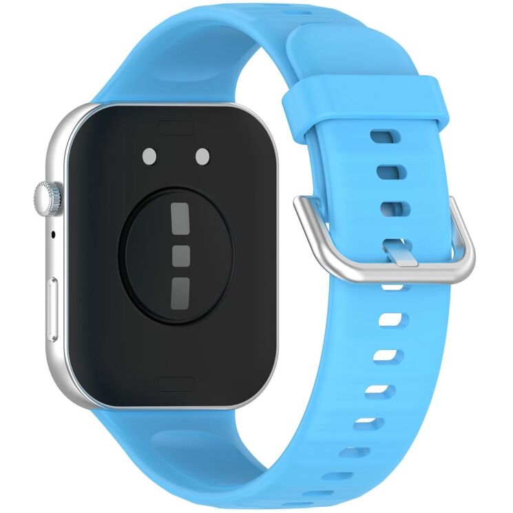 Ремінець Deexe Silicone Band для Huawei Watch Fit 3 / Fit 4 / Fit 4 Pro - Sky Blue: фото 1 з 10