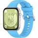 Ремінець Deexe Silicone Band для Huawei Watch Fit 3 / Fit 4 / Fit 4 Pro - Sky Blue (357126SL). Фото 2 з 10