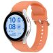 Ремешок Deexe Silicone Band для Samsung Galaxy Watch 4 / 4 Classic / 5 / 5 Pro / 6 / 6 Classic / 7 / FE - Orange (358119O). Фото 2 из 8