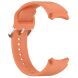 Ремешок Deexe Silicone Band для Samsung Galaxy Watch 4 / 4 Classic / 5 / 5 Pro / 6 / 6 Classic / 7 / FE - Orange (358119O). Фото 4 из 8