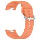 Ремешок Deexe Silicone Band для Samsung Galaxy Watch 4 / 4 Classic / 5 / 5 Pro / 6 / 6 Classic / 7 / FE - Orange (358119O). Фото 3 из 8