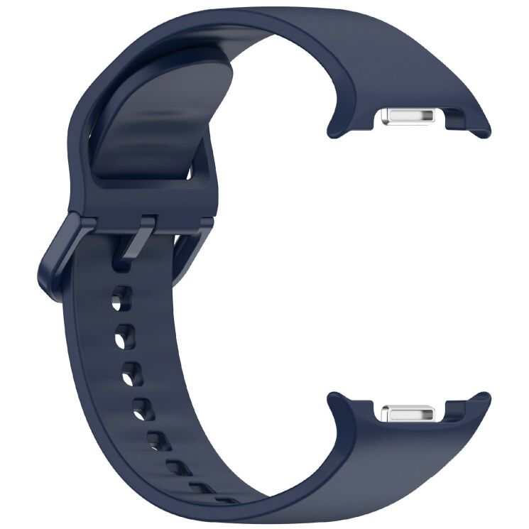 Ремешок Deexe Silicone Band для Samsung Galaxy Watch 8 (40/44mm) / 8 Classic - Midnight Blue: фото 4 из 7