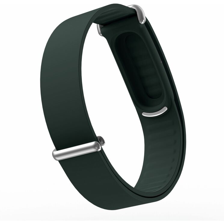 Ремінець Deexe Silicone Loop для Google Fitbit Air - Army Green: фото 2 з 2