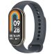 Ремешок Deexe Soft Silicone для Xiaomi Mi Smart Band 8 / 9 - Platinum Steel Grey (326042DH). Фото 2 из 5