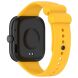 Ремешок Deexe Soft Touch для Xiaomi Redmi Watch 4 / Mi Smart Band 8 Pro / Band 9 Pro - Yellow (346403Y). Фото 1 из 10