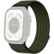 Ремешок Deexe Soft Weave для Apple Watch 49 / 46 / 45 / 44 / SE 44 / 42 (Series 1-3) / Ultra / Ultra 2 / Ultra 3 - Dark Green (371861DG). Фото 1 из 5