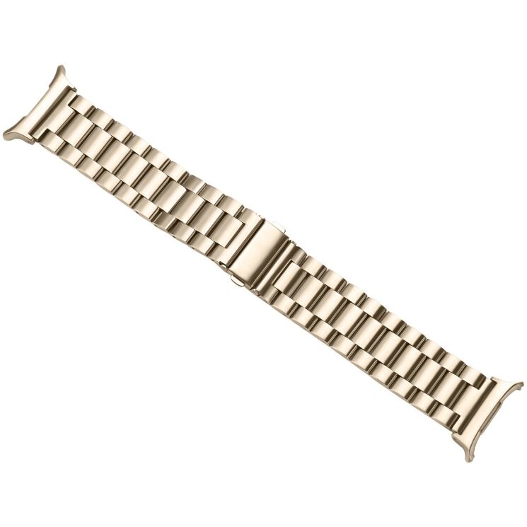 Ремінець Deexe Stainless Steel для Samsung Galaxy Watch 8 (40/44mm) / 8 Classic - Retro Gold: фото 2 з 5