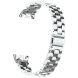 Ремешок Deexe Stainless Steel для Xiaomi Mi Smart Band 8 / 9 / 10 - Silver (326052S). Фото 3 из 5