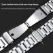 Ремешок Deexe Stainless Steel для Xiaomi Mi Smart Band 8 / 9 / 10 - Silver (326052S). Фото 5 из 5