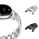 Ремешок Deexe Stainless Steel для Xiaomi Mi Smart Band 8 / 9 / 10 - Silver (326052S). Фото 4 из 5