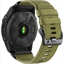 Ремешок Deexe Tactic Gear для часов Garmin c креплением Quick Fit 22mm - Army Green: фото 1 из 4