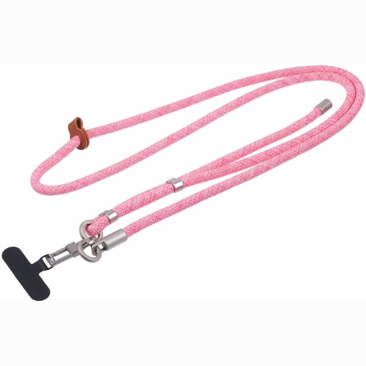 Ремінець для смартфона Deexe Crossbody Strap - Pink (983028P) Ремінець для смартфона Deexe Crossbody Strap - Pink: фото 1 з 5