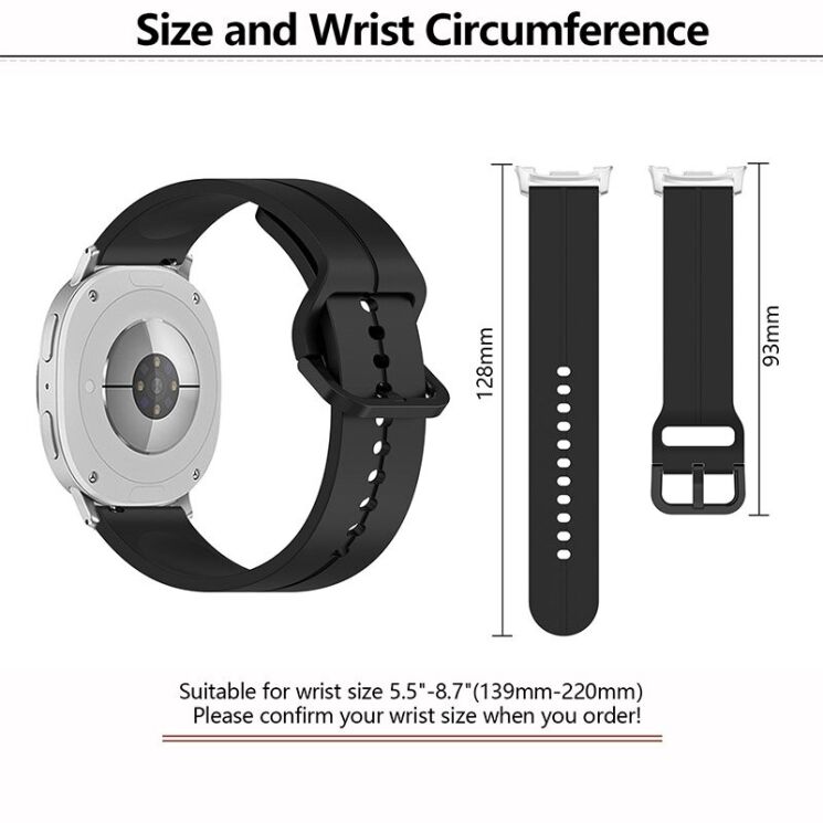 Ремешок KALEBOL Groove Design для Samsung Galaxy Watch 8 (40/44mm) / 8 Classic - Baby Blue: фото 4 из 5