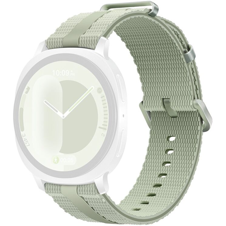 Ремінець Reframe Sport Linear для Samsung Galaxy Watch 8 (40/44mm) / 8 Classic - Grey / Green: фото 1 з 5