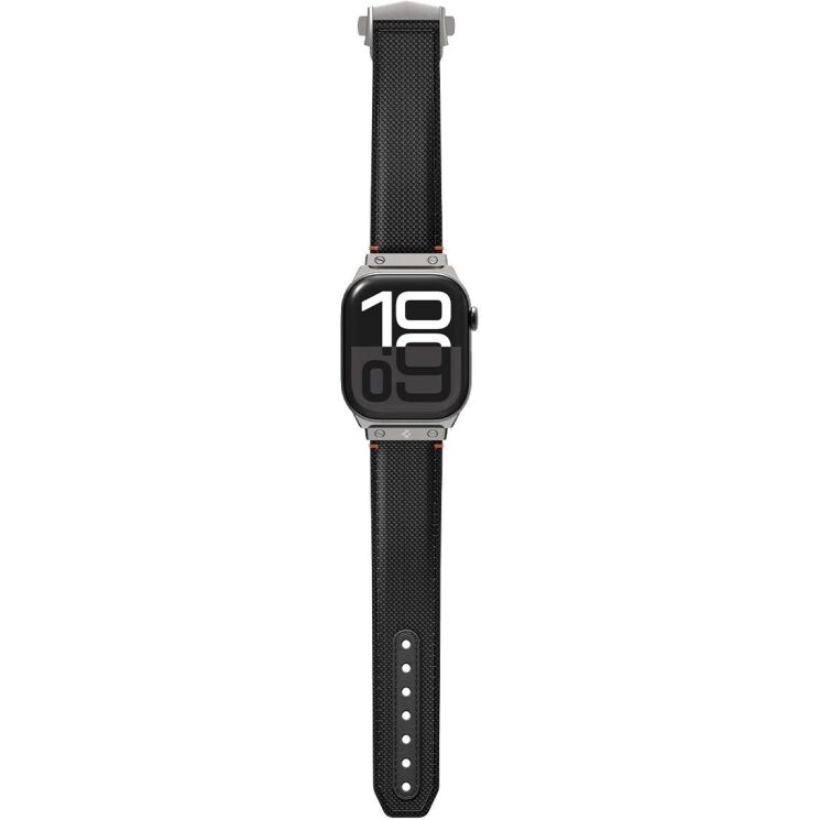 Ремінець Spigen Classic Fit (FW) для Apple Watch 46 / 45 / 44 / SE 44 / 42 (Series 1-3) / Ultra / Ultra 2 / Ultra 3 (AMP09304) - Black: фото 6 з 20