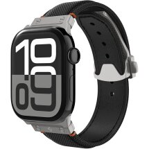 Ремінець Spigen Classic Fit (FW) для Apple Watch 46 / 45 / 44 / SE 44 / 42 (Series 1-3) / Ultra / Ultra 2 / Ultra 3 (AMP09304) - Black: фото 1 з 20