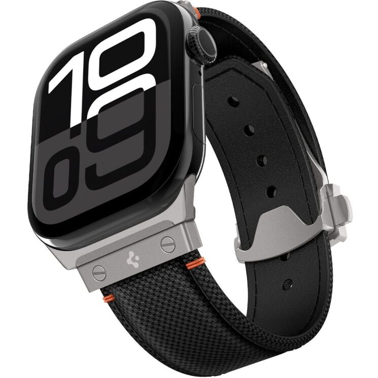Ремінець Spigen Classic Fit (FW) для Apple Watch 46 / 45 / 44 / SE 44 / 42 (Series 1-3) / Ultra / Ultra 2 / Ultra 3 (AMP09304) - Black: фото 10 з 20