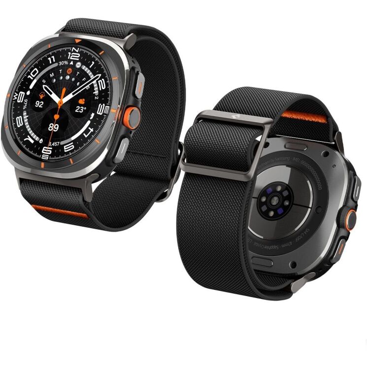 Ремешок Spigen (SGP) Lite Fit для Samsung Galaxy Watch Ultra (47mm) AMP08772 - Black: фото 10 из 16