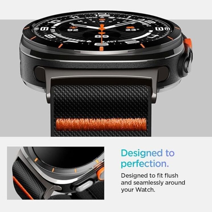 Ремешок Spigen (SGP) Lite Fit для Samsung Galaxy Watch Ultra (47mm) AMP08772 - Black: фото 15 из 16