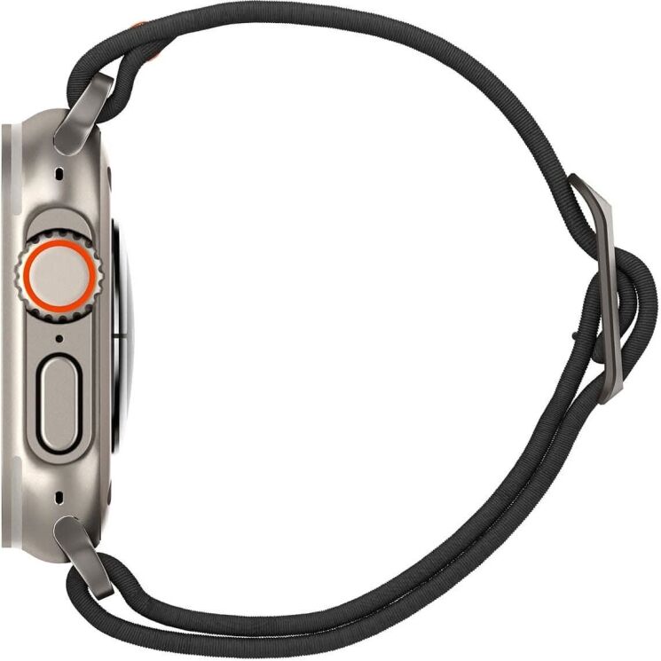 Ремешок Spigen (SGP) Lite Fit Ultra для Apple Watch 46 / 45 / 44 / SE 44 / 42 (Series 1-3) / Ultra / Ultra 2 (AMP05983) - Black: фото 4 из 20
