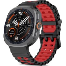 Ремінець Tech-Protect IconBand Pro для Samsung Galaxy Watch Ultra 2 / Ultra / Ultra (2025) - Black / Red: фото 1 з 5