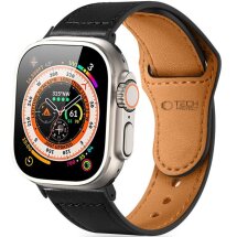Ремінець Tech-Protect NATURALFIT для Apple Watch 46 / 45 / 44 / SE 44 / 42 (Series 1-3) / Ultra / Ultra 2 - Black: фото 1 з 4