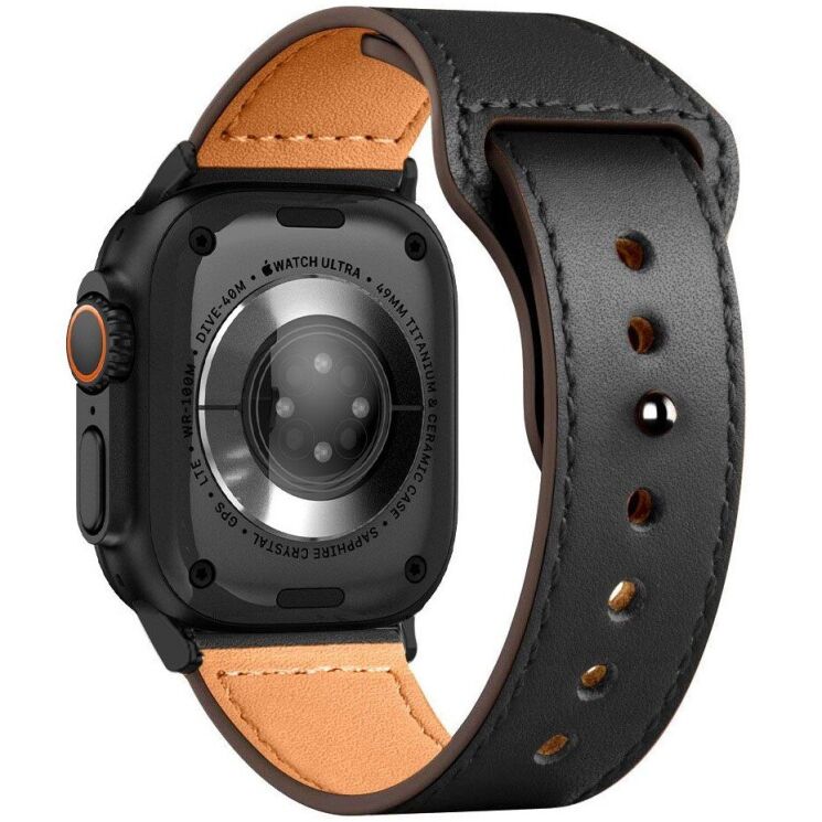 Ремешок Tech-Protect NATURALFIT для Apple Watch 46 / 45 / 44 / SE 44 / 42 (Series 1-3) / Ultra / Ultra 2 - Black: фото 2 из 4