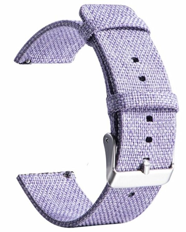 Ремінець UniCase Cloth Texture для Samsung Watch Active / Active 2 40mm / Active 2 44mm - Purple: фото 3 з 4