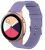 Ремінець UniCase Cloth Texture для Samsung Watch Active / Active 2 40mm / Active 2 44mm - Purple: фото 1 з 4