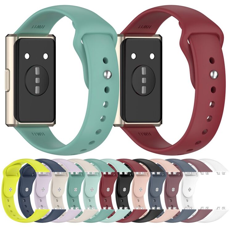 Ремешок UniCase Original Style для Huawei Band 11 Pro / Band 11 - Black: фото 5 из 7