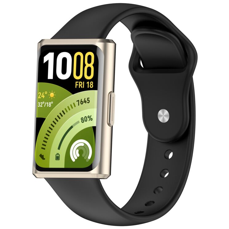 Ремешок UniCase Original Style для Huawei Band 11 Pro / Band 11 - Black: фото 4 из 7