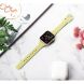 Ремінець UniCase Silicone Strap для Apple Watch 42 (Series 10/11) / 41 / 40 / SE 40 / 38 - Yellow Green (236207Y). Фото 4 з 5