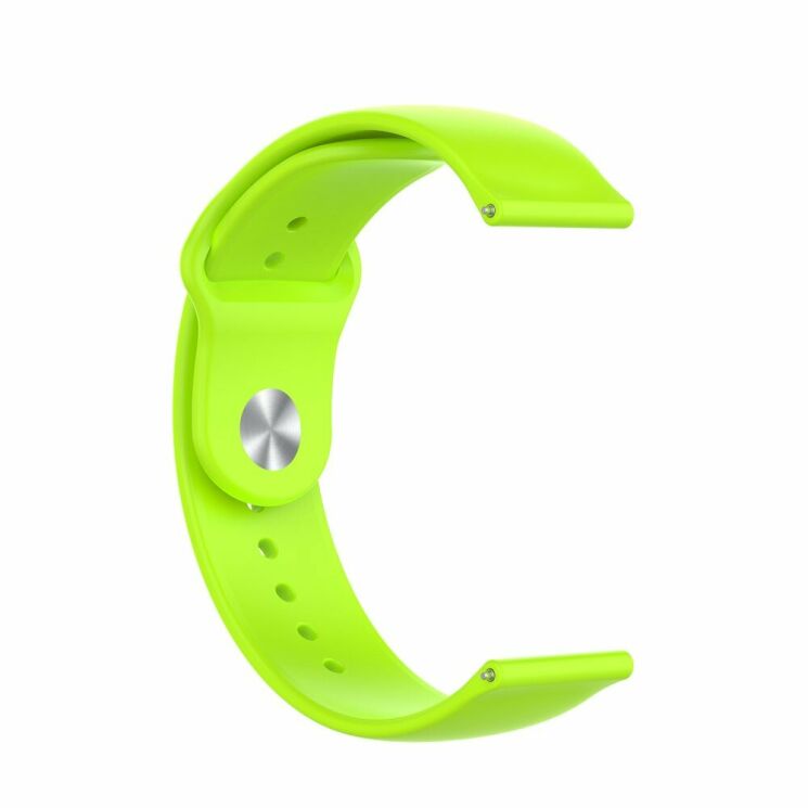 Ремешок UniCase Silicone Strap для Xiaomi Mi Watch (Chinese) - Light Green: фото 3 из 7