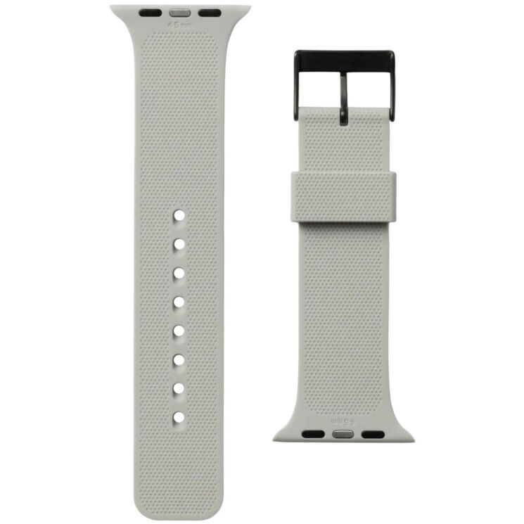 Ремешок URBAN ARMOR GEAR (UAG) [U] Dot Silicone для Apple Watch Ultra / Ultra 2 (49mm) 194005313030 - Gray: фото 2 из 7