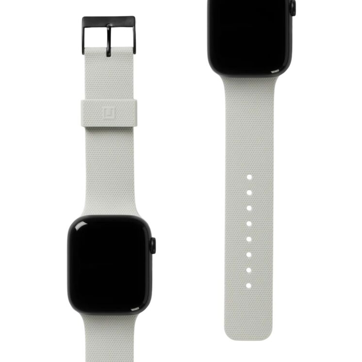 Ремешок URBAN ARMOR GEAR (UAG) [U] Dot Silicone для Apple Watch Ultra / Ultra 2 (49mm) 194005313030 - Gray: фото 3 из 7