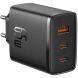 Сетевое зарядное устройство Baseus Cube Pro 2C+U (65W) P10152301113-00 - Black (960192B). Фото 1 из 23
