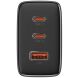 Сетевое зарядное устройство Baseus Cube Pro 2C+U (65W) P10152301113-00 - Black (960192B). Фото 2 из 23